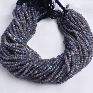 labradorite rondelle beads