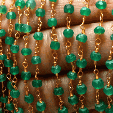 onyx rosary chain