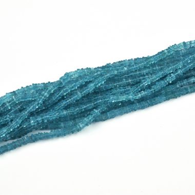blue apatite square beads