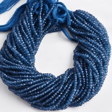london blue rondelle beads`