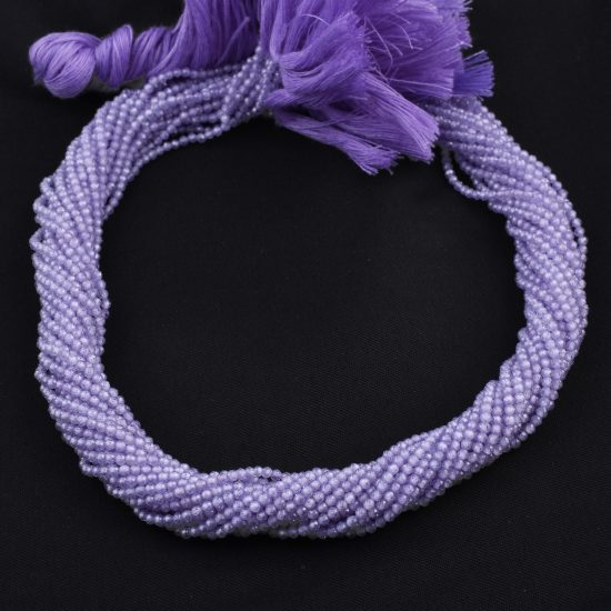 lavender cubic zirconia beads