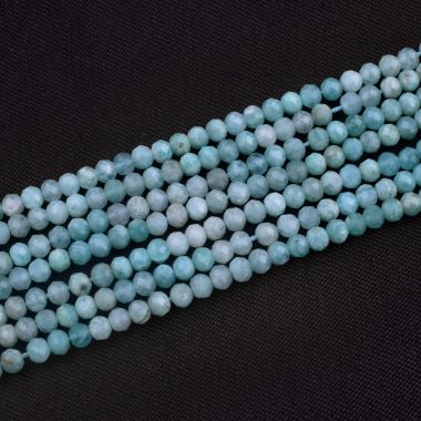 micro amazonite rondelle beads