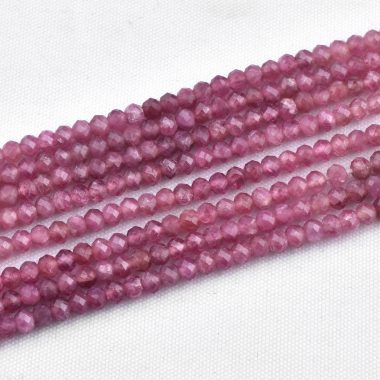 tiny tourmaline rondelle beads