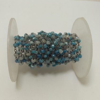 blue moonstone beaded rosary