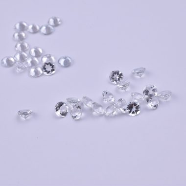 3mm crystal quartz round cut