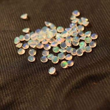 2mm opal faceted round