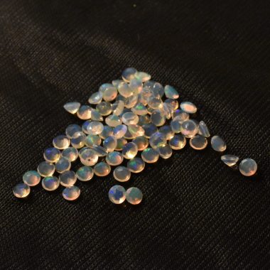 3mm opal faceted round