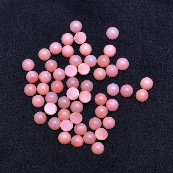 2mm pink opal round