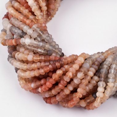 multi moonstone gemstone beads