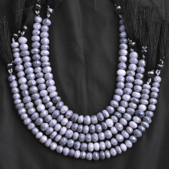 grey moonstone silverite beads