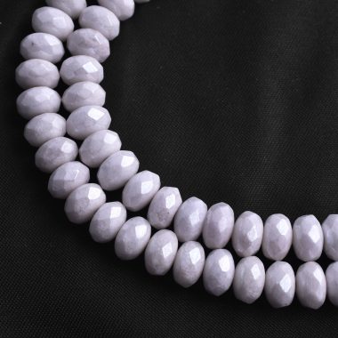white moonstone silverite beads