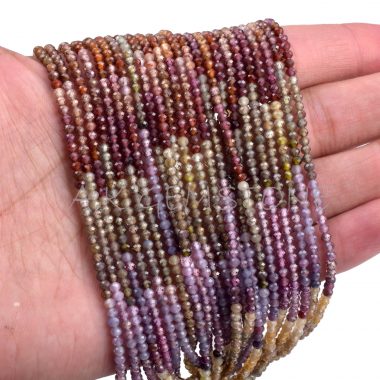 multi spinel tundra beads