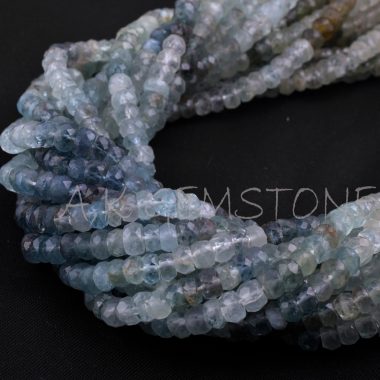 moss aquamarine gemstone beads