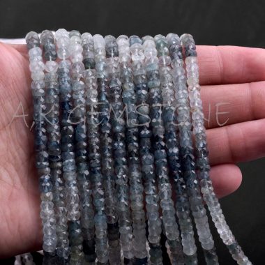 moss aquamarine gemstone beads