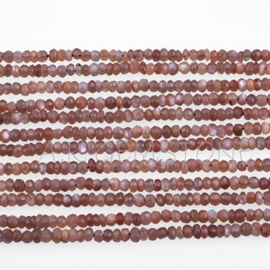 chocolate moonstone faceted beads