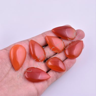 free size red onyx cabochon