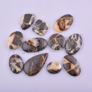 free size brown septarian cabochon