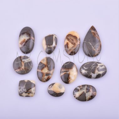 free size brown septarian cabochon