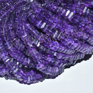 african amethyst square beads
