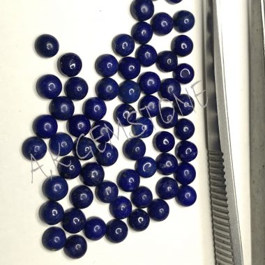 3mm round lapis lazuli