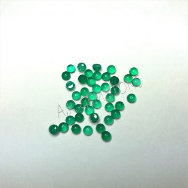 3mm smooth green onyx