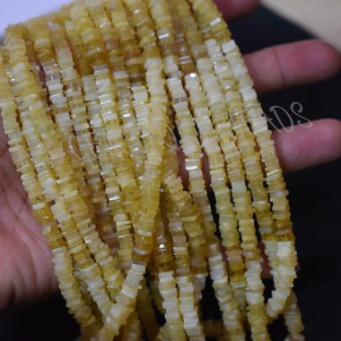 yellow opal shaded beads