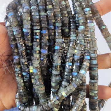 natural labradorite faceted tyre