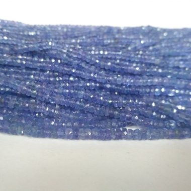 blue tanzanite faceted