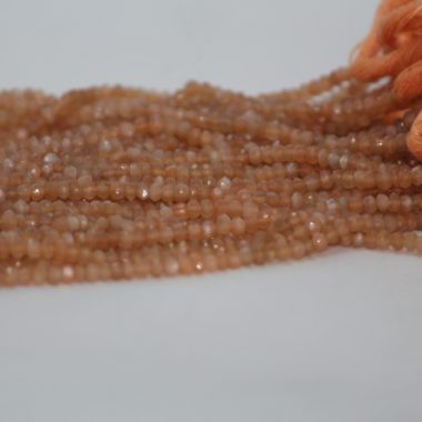 peach moonstone faceted