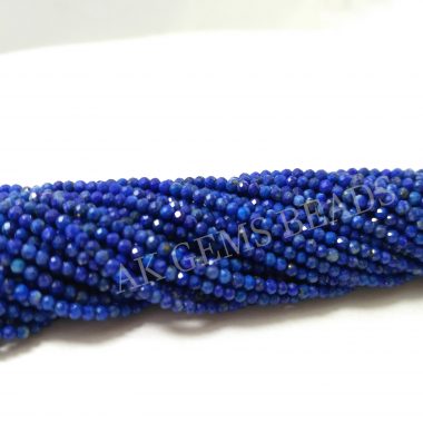 micro lapis lazuli faceted