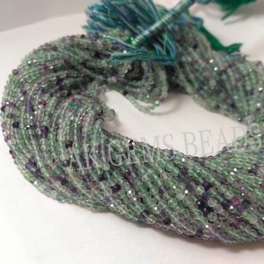 green flourite faceted