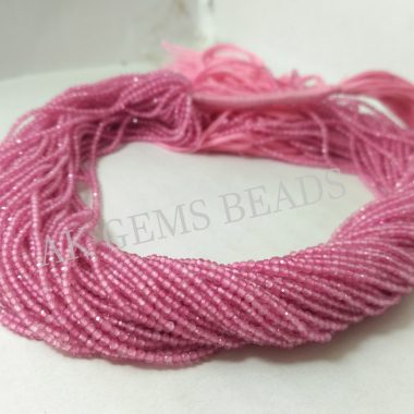pink topaz faceted